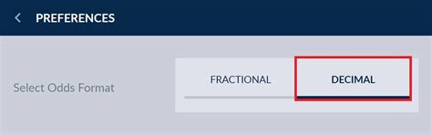 coral odds format.